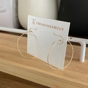 “Regis Hoop” earrings by Trending Above